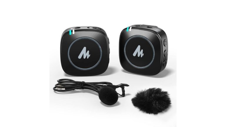 MAONO WM820 Wireless Collar Mic for YouTubers